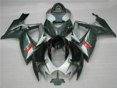 Carénage GSXR 600 / 750 K6 06-07 - Argent Noir