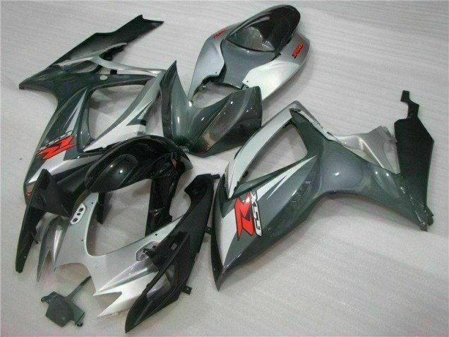 Carénage GSXR 600 / 750 K6 06-07 - Argent Noir