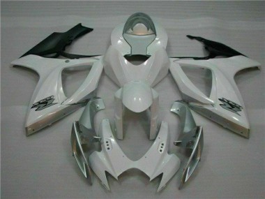 Carénage GSXR 600 / 750 K6 06-07 - Blanc Argent