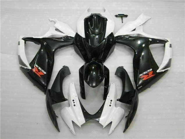 Carénage GSXR 600 / 750 K6 06-07 - Blanc Noir Carénage GSXR 600 / 750 K6 06-07 - Blanc Noir