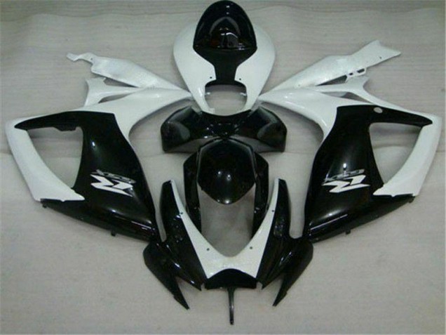 Carénage GSXR 600 / 750 K6 06-07 - Noir Blanc Carénage GSXR 600 / 750 K6 06-07 - Noir Blanc