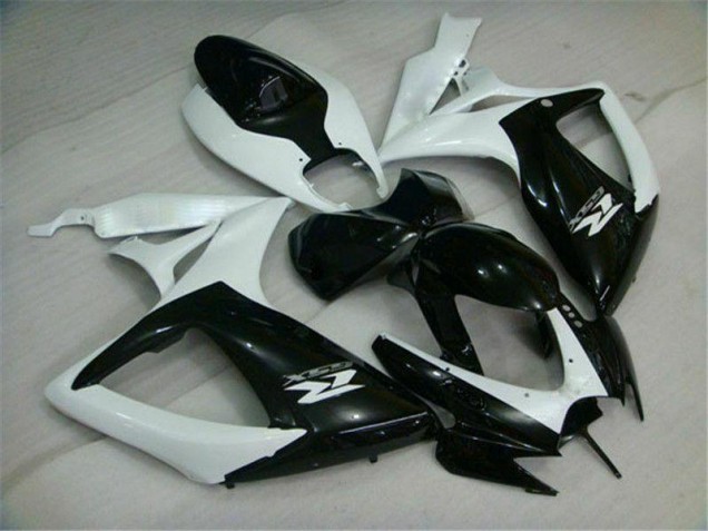 Carénage GSXR 600 / 750 K6 06-07 - Noir Blanc Carénage GSXR 600 / 750 K6 06-07 - Noir Blanc
