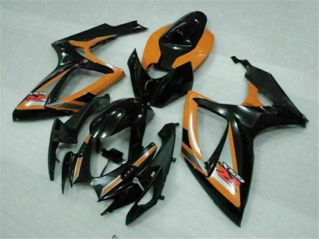 Carénage GSXR 600 / 750 K6 06-07 - Noir Orange Carénage GSXR 600 / 750 K6 06-07 - Noir Orange
