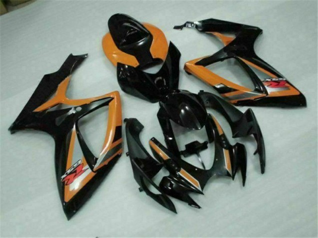 Carénage GSXR 600 / 750 K6 06-07 - Noir Orange Carénage GSXR 600 / 750 K6 06-07 - Noir Orange