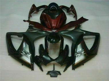 Carénage GSXR 600 / 750 K6 06-07 - Noir Rouge