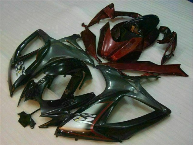 Carénage GSXR 600 / 750 K6 06-07 - Noir Rouge Carénage GSXR 600 / 750 K6 06-07 - Noir Rouge