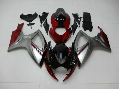 Carénage GSXR 600 / 750 K6 06-07 - Rouge Argent