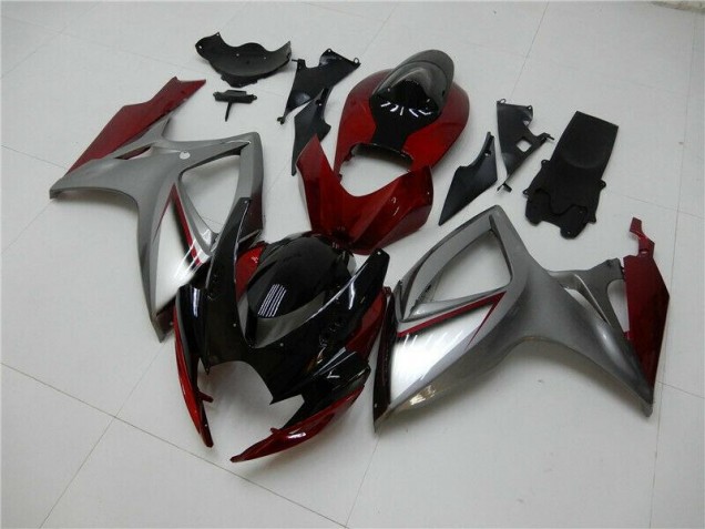 Carénage GSXR 600 / 750 K6 06-07 - Rouge Argent