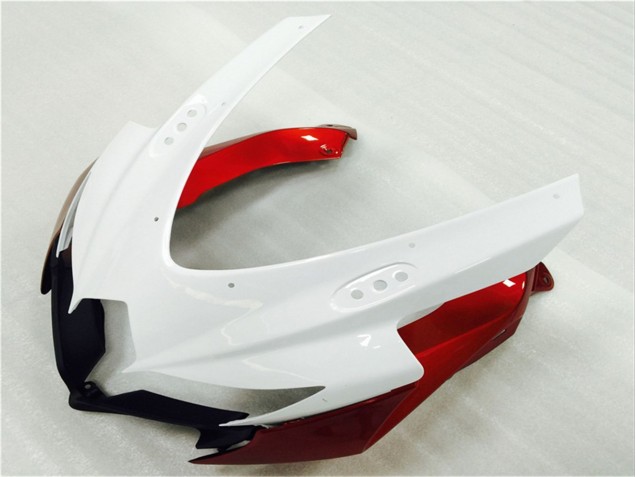 Carénage GSXR 600 / 750 K8 08-10 - Blanc Rouge Noir