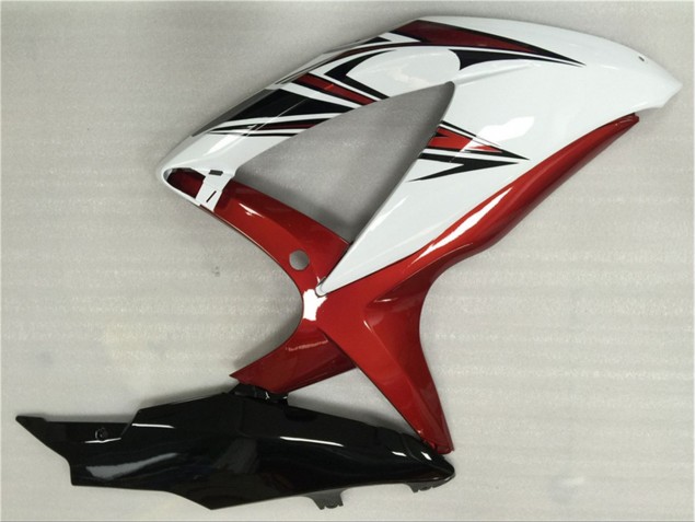 Carénage GSXR 600 / 750 K8 08-10 - Blanc Rouge Noir