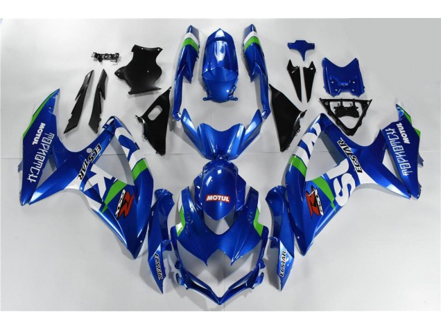 Carénage GSXR 600 / 750 K8 08-10 - Bleu Blanc Vert Carénage GSXR 600 / 750 K8 08-10 - Bleu Blanc Vert