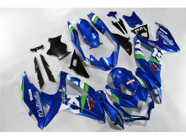 Carénage GSXR 600 / 750 K8 08-10 - Bleu Blanc Vert Carénage GSXR 600 / 750 K8 08-10 - Bleu Blanc Vert