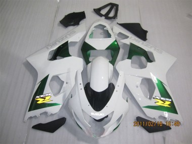 Carénage GSXR 600 K4 04-05 - Blanc Vert