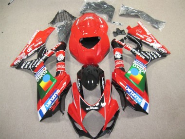 Carénage GSXR 600 K4 04-05 - Rouge Noir
