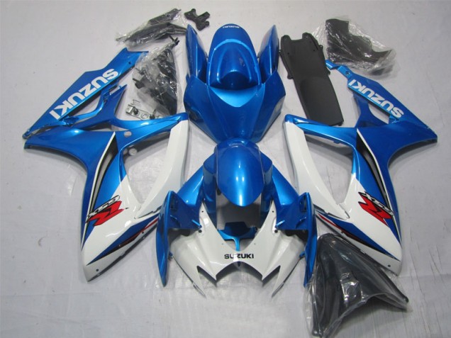 Carénage GSXR 600 K6 06-07 - Bleu Blanc