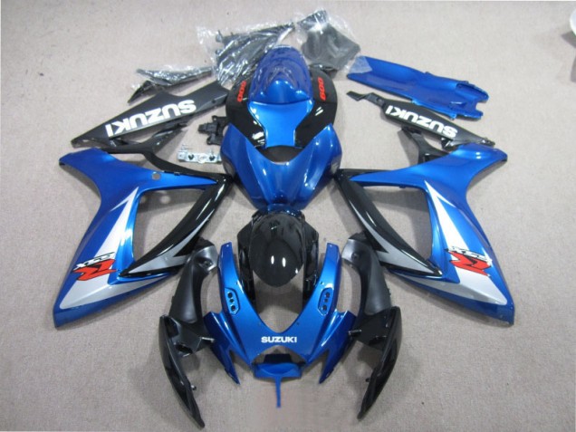 Carénage GSXR 600 K6 06-07 - Bleu Noir Blanc