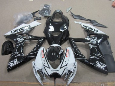 Carénage GSXR 600 K6 06-07 - Noir Blanc Corona Extra Motul