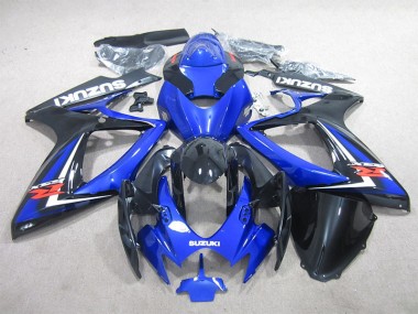 Carénage GSXR 600 K6 06-07 - Noir Bleu