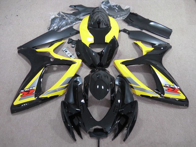 Carénage GSXR 600 K6 06-07 - Noir Jaune