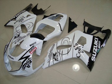 Carénage GSXR 750 K1 K2 K3 01-03 - Blanc Alstare Motul