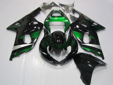 Carénage GSXR 750 K1 K2 K3 01-03 - Noir Vert