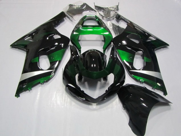 Carénage GSXR 750 K1 K2 K3 01-03 - Noir Vert Carénage GSXR 750 K1 K2 K3 01-03 - Noir Vert