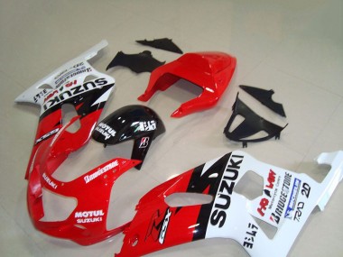 Carénage GSXR 750 K1 K2 K3 01-03 - Rouge Blanc Motul