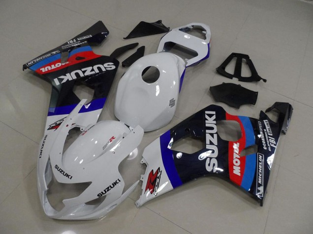 Carénage GSXR 750 K4 04-05 - Blanc Bleu Motul Carénage GSXR 750 K4 04-05 - Blanc Bleu Motul