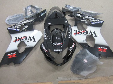 Carénage GSXR 750 K4 04-05 - Noir West Mobil
