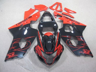 Carénage GSXR 750 K4 04-05 - Rouge Noir