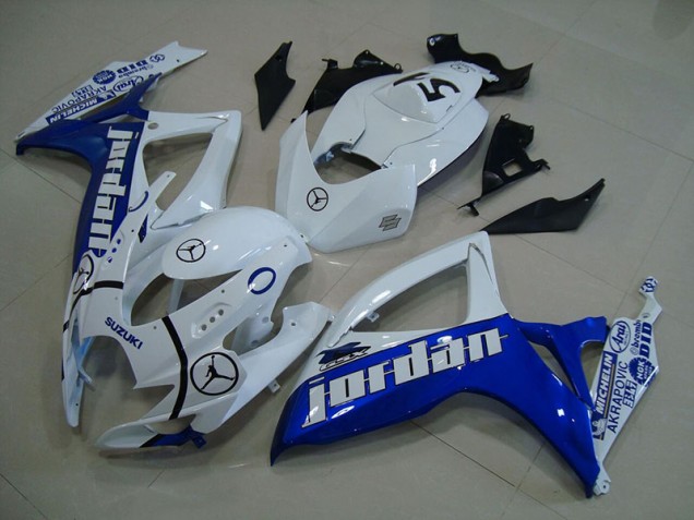 Carénage GSXR 750 K6 06-07 - Bleu Blanc Jordan Carénage GSXR 750 K6 06-07 - Bleu Blanc Jordan