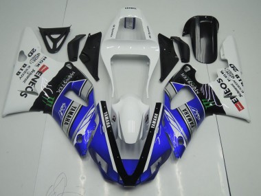 Carénage R1 00-01 - Bleu Blanc ENEOS Monster