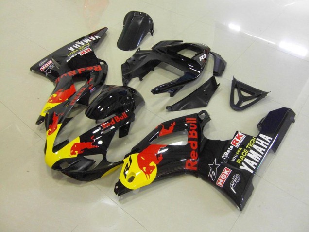 Carénage R1 00-01 - Noir Red Bull