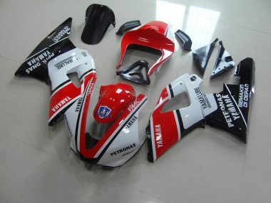 Carénage R1 00-01 - Rouge Blanc Yamalube Courses