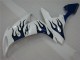 Carénage R1 04-06 - Blanc Bleu Flamme