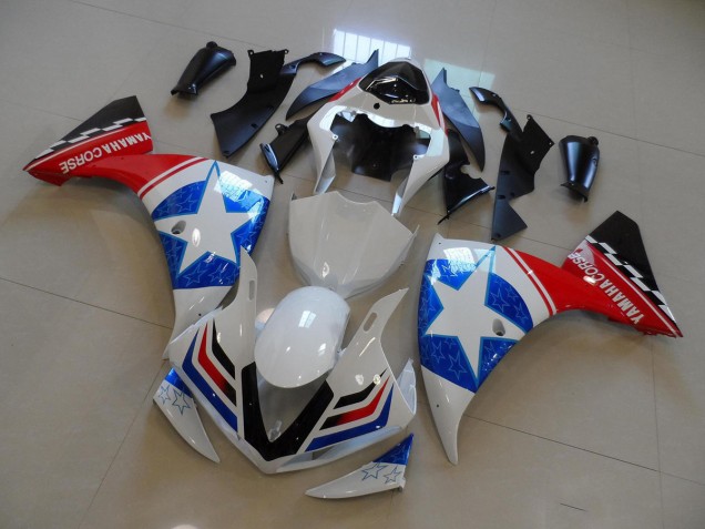 Carénage R1 09-11 - Blanc Noir Ducati Star Carénage R1 09-11 - Blanc Noir Ducati Star