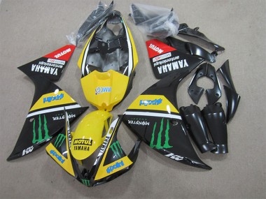 Carénage R1 09-11 - Noir Jaune Motul Monster