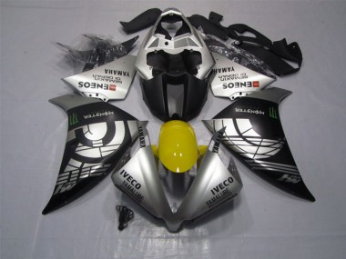 Carénage R1 12-14 - Noir Argent Iveco Yamalube Monster