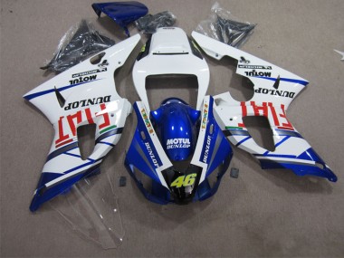 Carénage R1 98-99 - Bleu Blanc Motul Dunlop 46