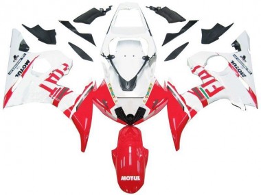 Carénage R6 03-05 - Blanc Rouge Fiat
