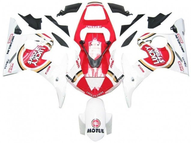 Carénage R6 03-05 - Blanc Rouge Lucky Strike Carénage R6 03-05 - Blanc Rouge Lucky Strike