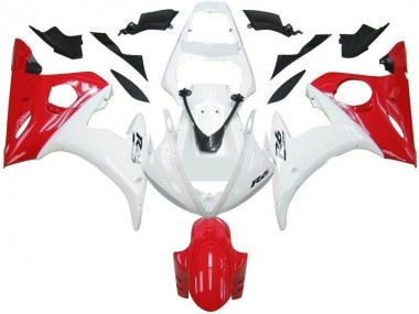 Carénage R6 03-05 - Blanc Rouge