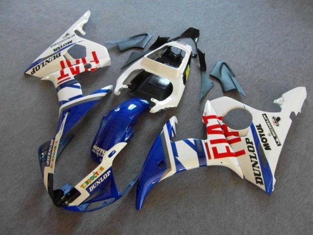 Carénage R6 03-05 - Bleu Blanc Fiat Carénage R6 03-05 - Bleu Blanc Fiat