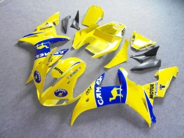 Carénage R6 03-05 - Jaune Bleu Motul Camel