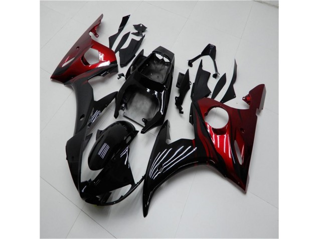 Carénage R6 03-05 - Noir Rouge