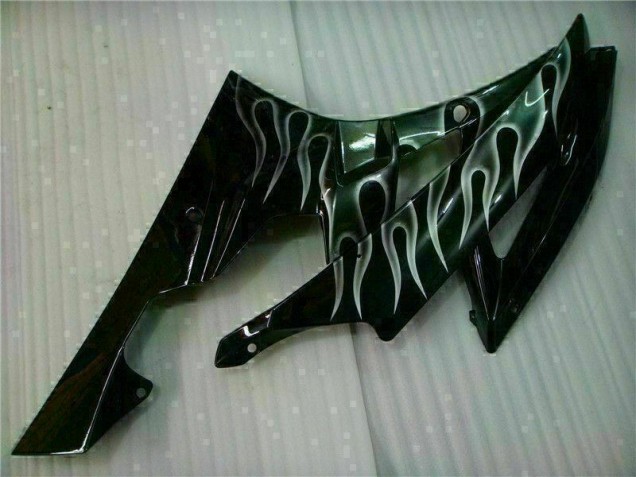 Carénage R6 06-07 - Argent Flamme Noir