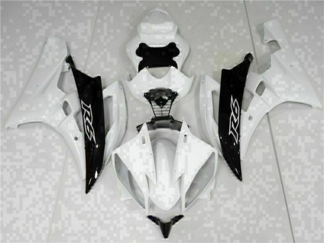 Carénage R6 06-07 - Blanc Noir
