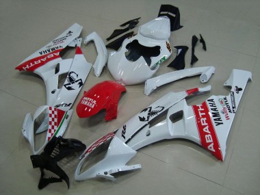 Carénage R6 06-07 - Blanc Rouge Abarth