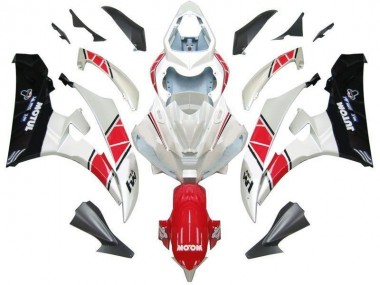 Carénage R6 06-07 - Blanc Rouge Noir