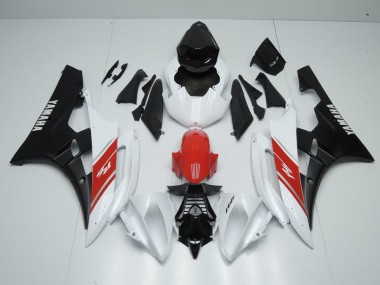 Carénage R6 06-07 - Blanc Rouge et Noir Mat